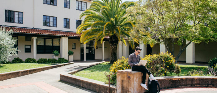 UC Berkeley housing unit outside